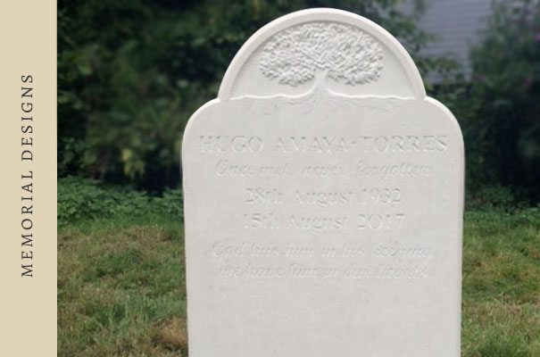 Stonemason bespoke memorial designs