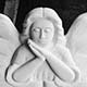 Hand-carved in Italian white marble