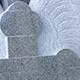 Hand-carved in Karin grey granite